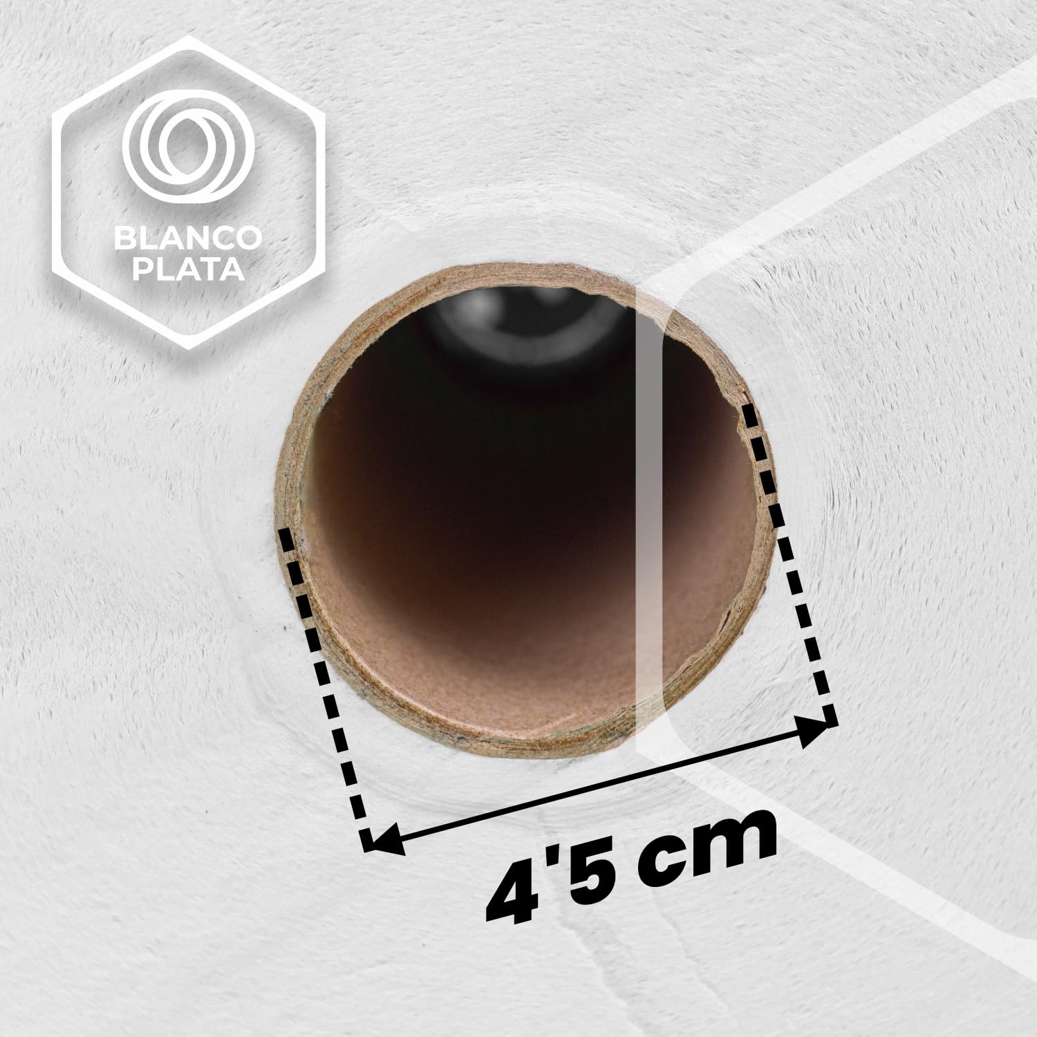 Papel Higiénico Industrial de 2 Capas 100% celulosa, 18 rollos (18 Rollos de 100m)