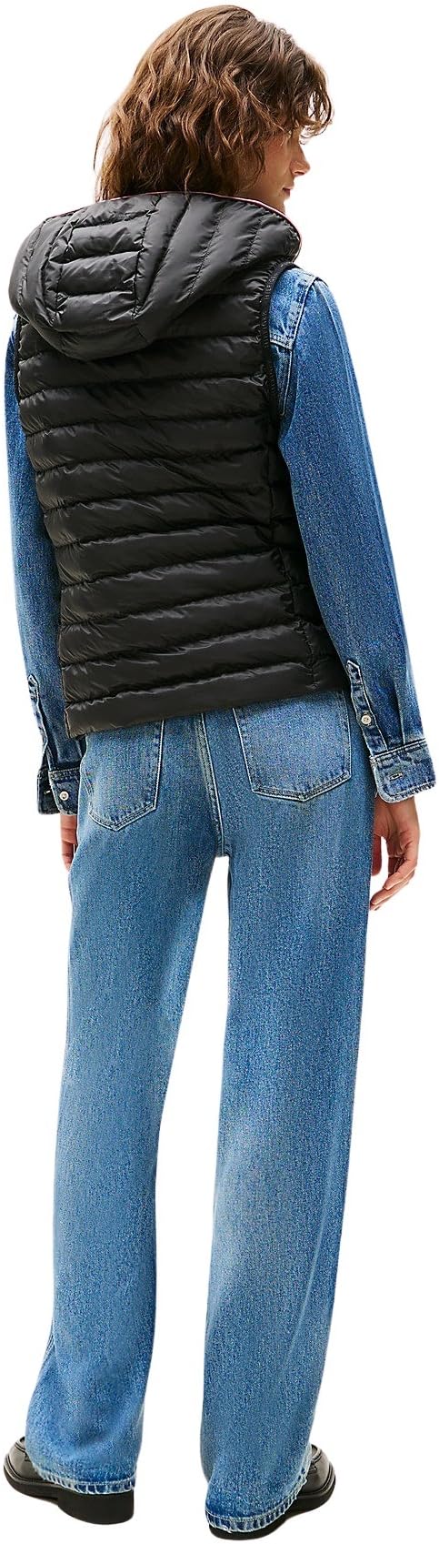 Tommy Hilfiger Gilet Donna Padded Global Stripe Gilet Imbottito
