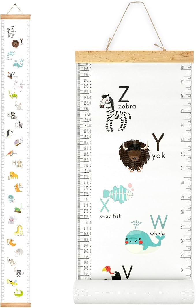 Le dollar chute et se ferme à R5,22 4 71NCCTCPugL. AC SX679 Mibote Baby Growth Height Chart Handing Ruler Wall Decor for Kids, Canvas Removable Height Growth Chart 79 x 7.9 (Letters)
