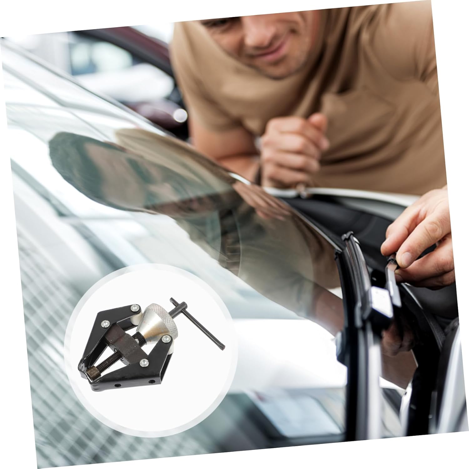 Adjustable Wiper Arm Removal Tool for Easy Windshield Wiper Pulling Construction Compatible Models Simple