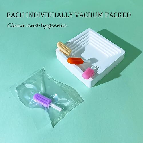 Miniatura 6 de 16 unidades de masticables de alineador de sabor mixto, masticables de silicona con asas de agarre para alineador Invisalign, bandejas de alineador
