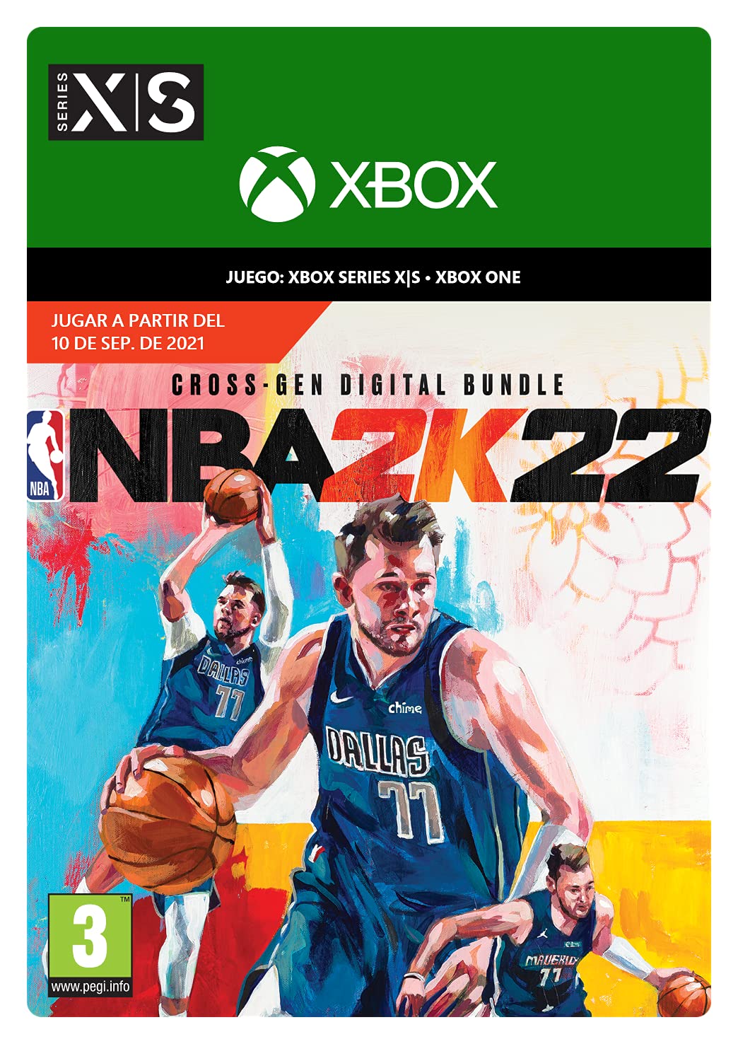 NBA 2K22 Cross-Gen Bundle Xbox en código digital con acceso doble generación 2