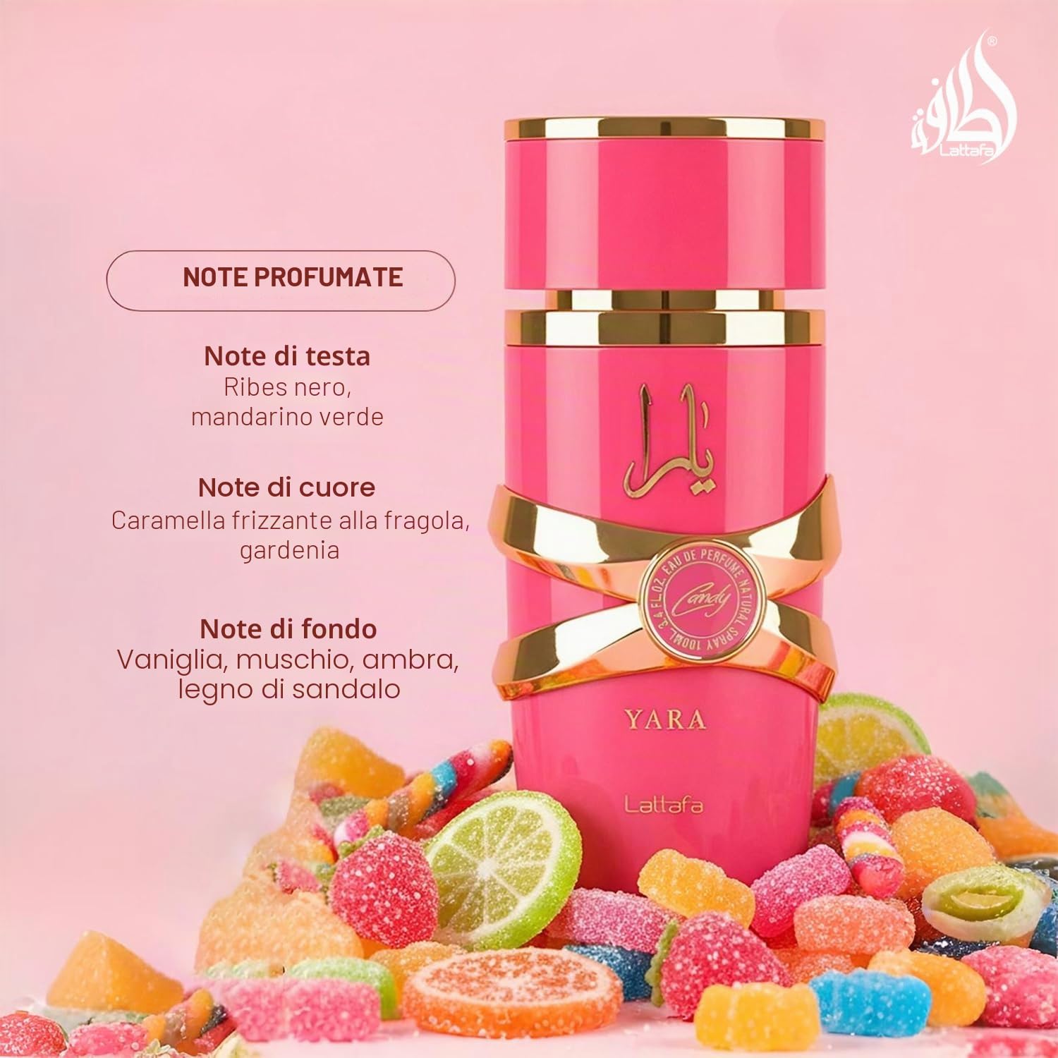 Lattafa - Yara Candy - Eau de Parfum - 100 ml
