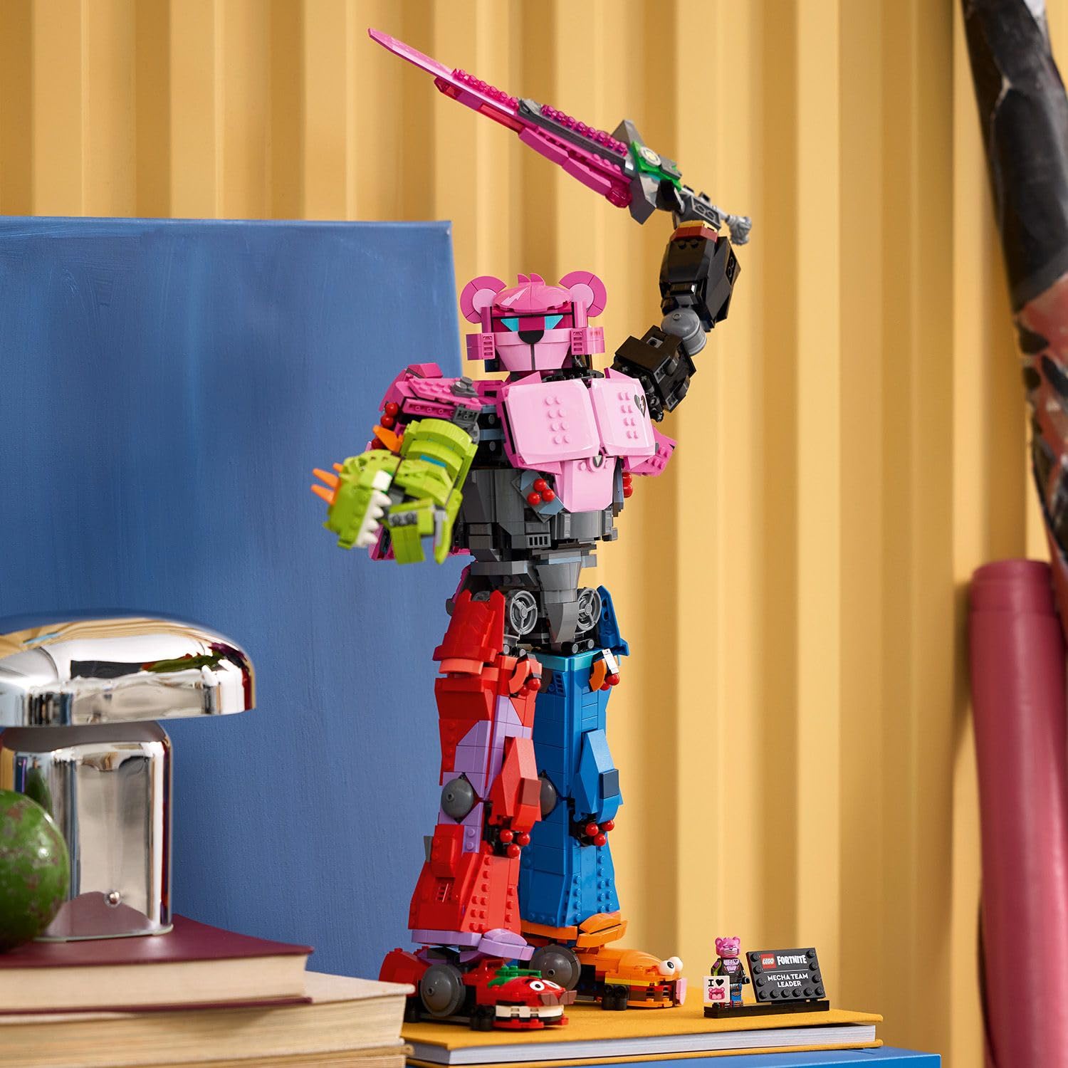 LEGO Fortnite Dowódca Drużyny Mechów 77078 | Model Mecha Team Leader, zestaw klocków dla dorosłych, prezent dla fana Fortnite, duża gamingowa dekoracja, 2503 elementy