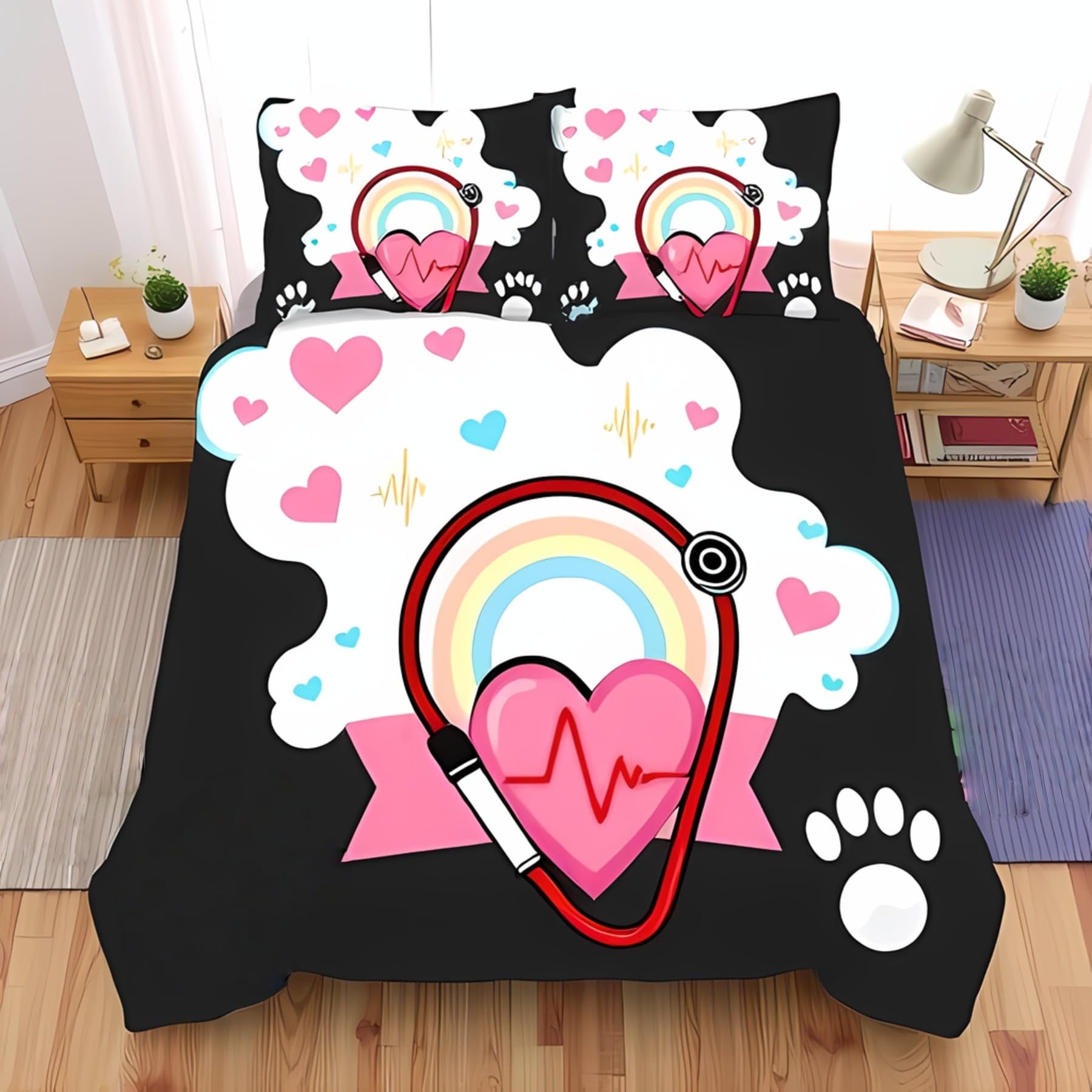 Housse de couette moderne en microfibre douce pour en finir avec le linge de lit rêche