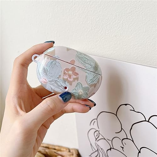 Miniatura 2 de Rertnocnf Funda creativa de flores elegantes compatible con Beats Studio Buds 2021, accesorios portátiles, TPU suave, protector a prueba de golpes