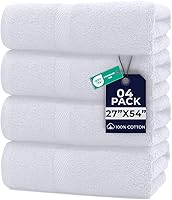Vista 46 de DAN RIVER Paquete de 6 toallas de mano de alta calidad (16 x 28 pulgadas), 100% algodón, ultra suaves, ligeras, altamente absorbentes, para baño