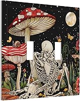 Vista 152 de Placa de pared doble basculante de mármol azul, cubierta decorativa de interruptor de luz de 2 cuadras, moderna acuarela degradada, arte de tinta