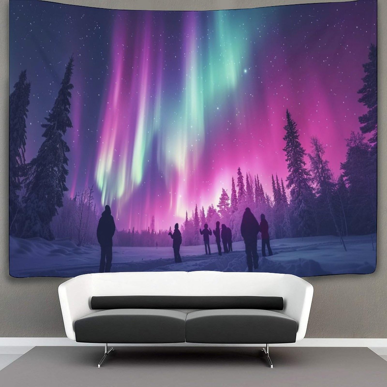 kaiyun 180cmx230cm Tapestry Starry Sky Tapestries l Scenery 3D Printing Wall Hanging Home Decorations