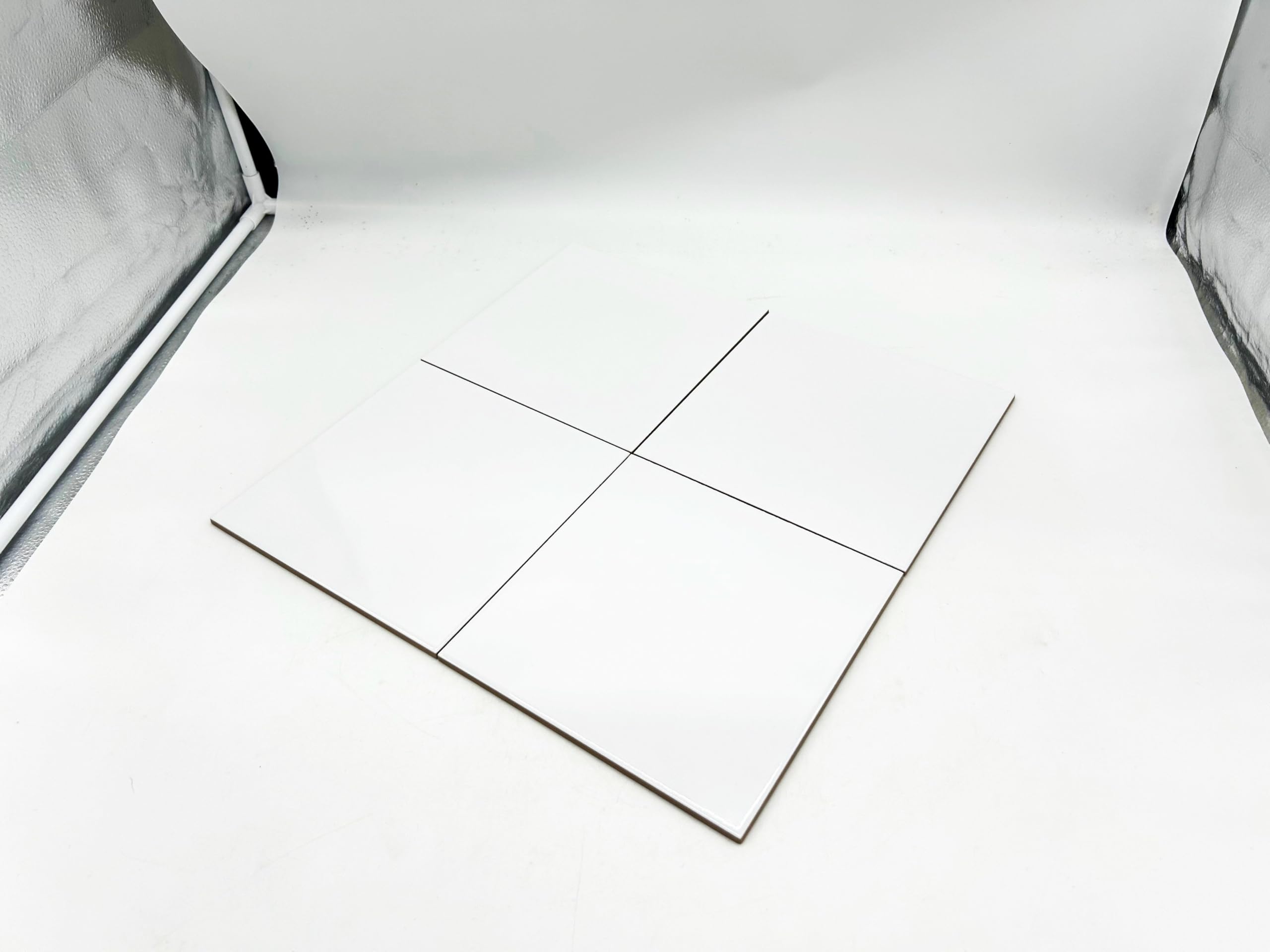Ceramiche di Sassuolo Piastrelle Ceramica per Rivestimento Interno - BL206 Bianco Lucido 20x20 cm Spessore 6mm - Scatola 40 Pezzi = 1,60 mq