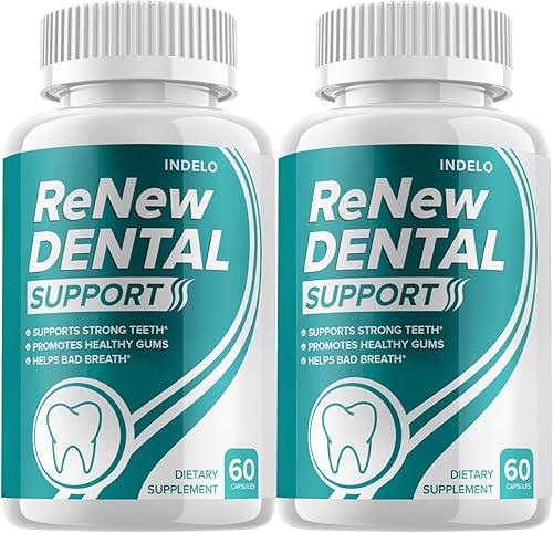 Renueva las cápsulas de apoyo dental, renueva las píldoras de apoyo dental, renovar las revisiones de apoyo dental, suplemento de dientes y encías,