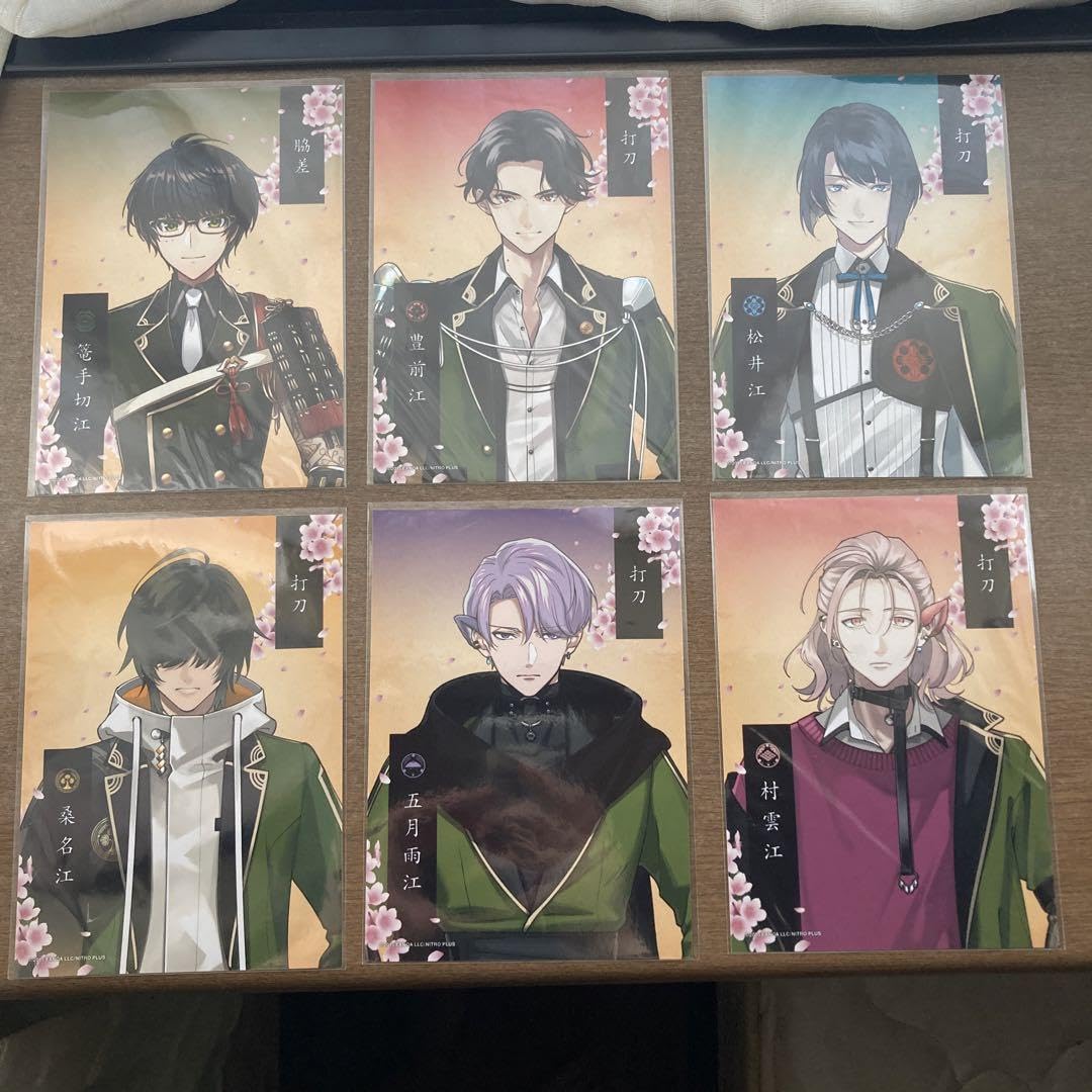 刀剣乱舞　ブロマイド　18枚セット 歌合 乱舞狂乱 2019】ブロマイド刀剣男士（戦闘ver.） 18種