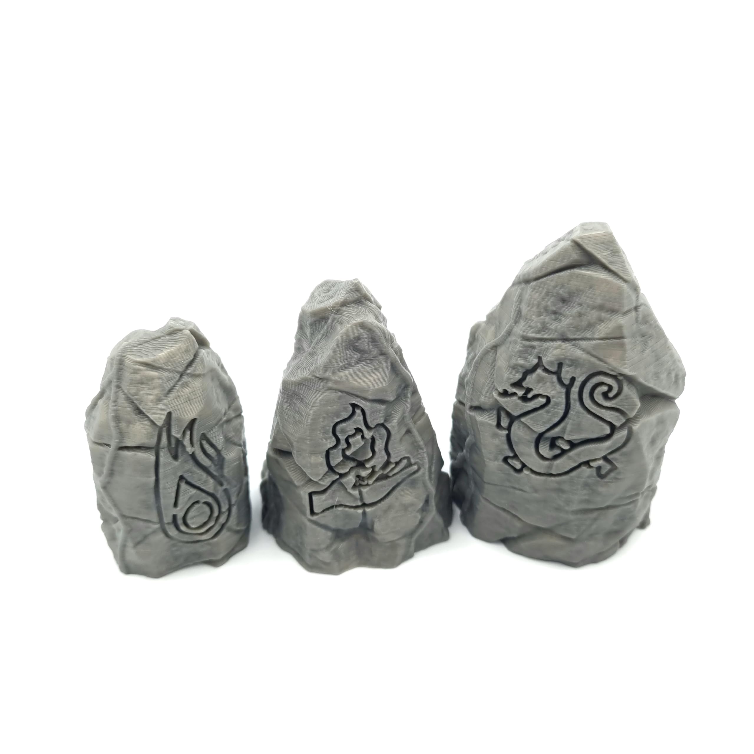 QP3D, Celtic Rune Rocks, Scatter Terrain Scenery for Tabletop & RPG 28-32mm Miniatures Wargames, Props DnD D&D - Image 4