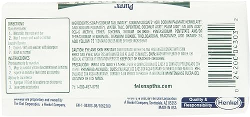 Miniatura 3 de Barra quita manchas para lavandería Fels Naptha 55onzas