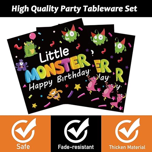 Vista 158 de gisgfim 96 Pcs Thanksgiving Fall Plates and Napkins Party Supplies Autumn Leaves Tableware Set Thanksgiving Pumpkin Maple Party Decorations Favors