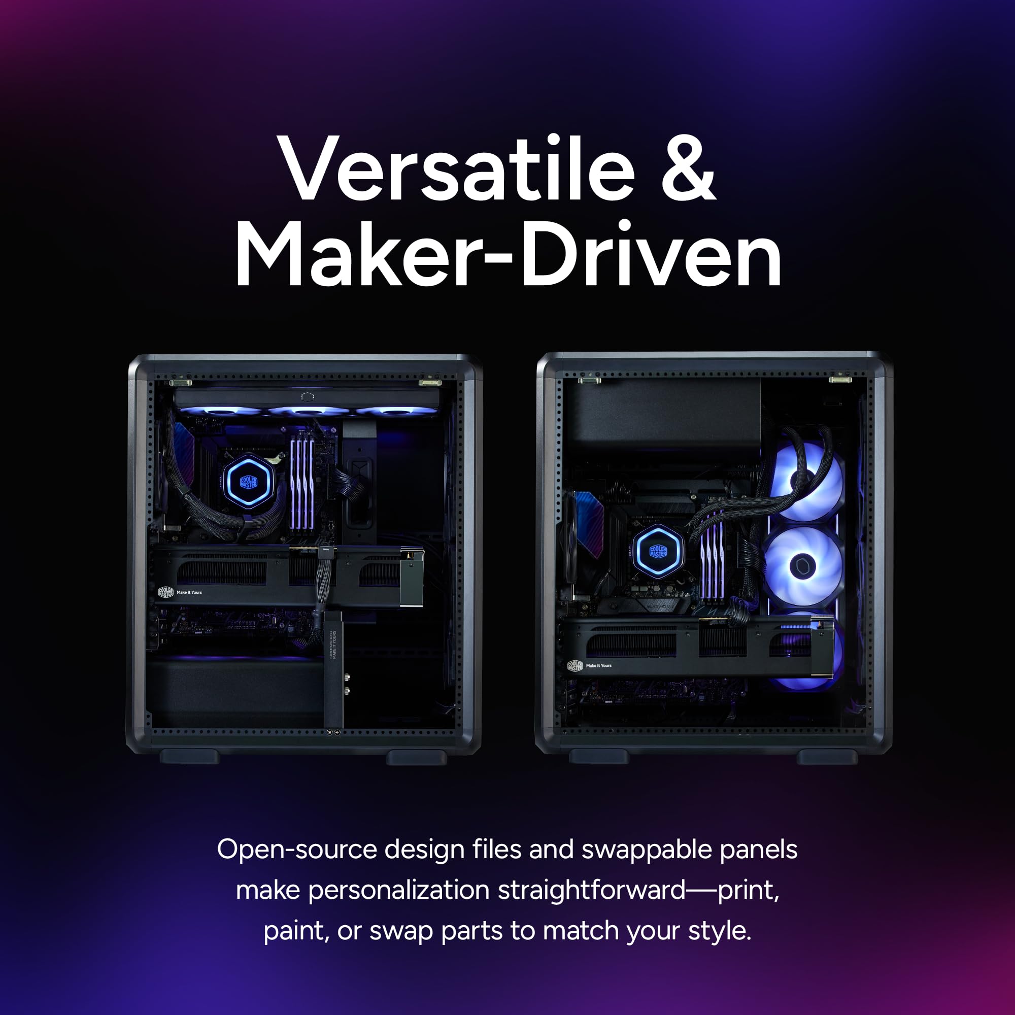 Cooler Master MasterFrame 500 Mesh Black Freeform 2.0 Modular