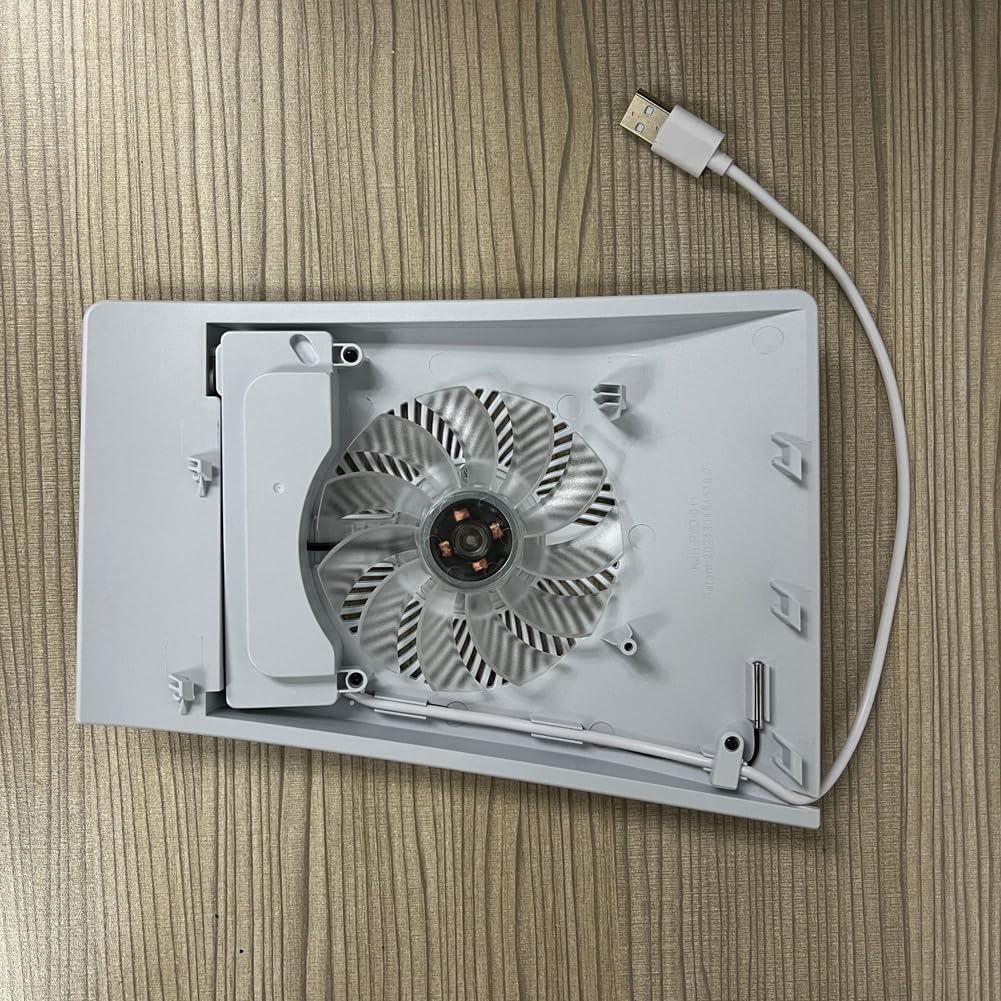 Ventilador de refrigeración delgado para consola PS5 con 3 puertos USB y control de temperatura para juegos silenciosos