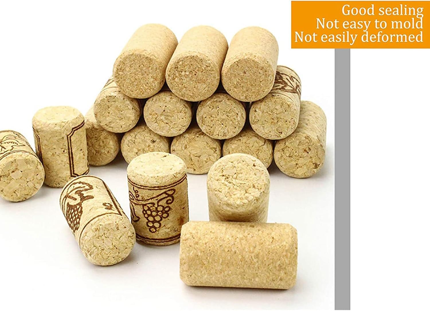 500X Wine Corks, Wooden Cork Wine Bottles Cork for Natural Corks Cork for Wooden Wine Corks for DIY