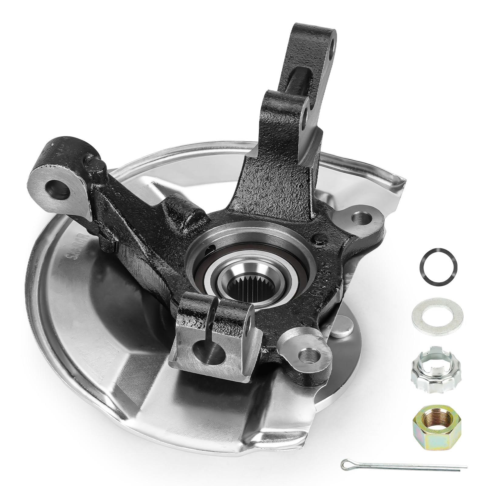 Front Wheel Hub Assembly Steering Knuckle Front Left Driver Side - Foto 6