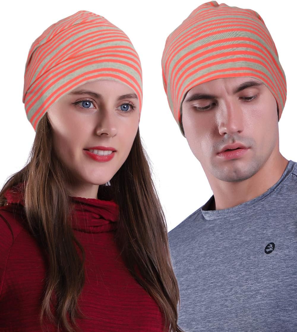 EMPIRELION 9" Women Lightweight Beanies Hats, Thin Sports Running Skull Cap Chemo Headwear Sleep Caps - Image 2