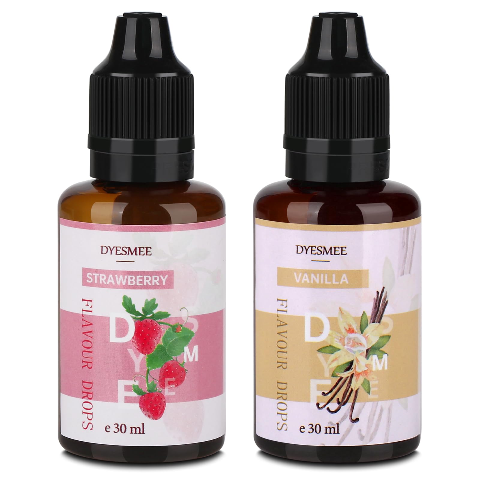 DYESMEE Flavour Drops – Kalorienfreies Lebensmittelaroma Öl für Backen & Kochen – Ideal für Quark, Joghurt & Desserts – 