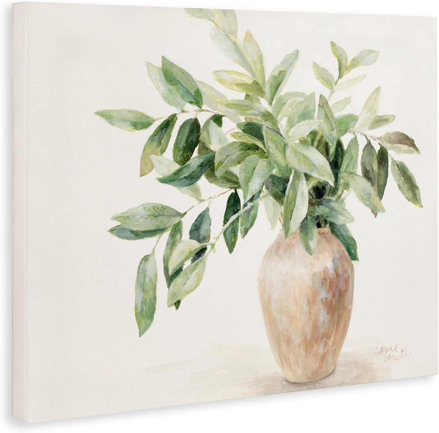 Stupell Industries Ivy Potted Plant Canvas Wall Art Design by Lanie Loreth