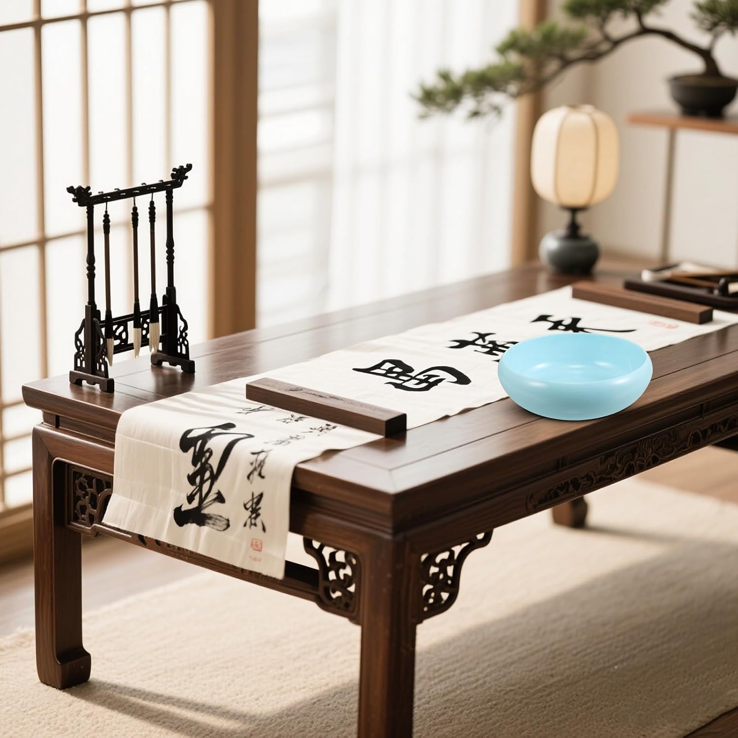 Ink Brush Cleaner Dish for Calligraphy and Painting Large Bowl
