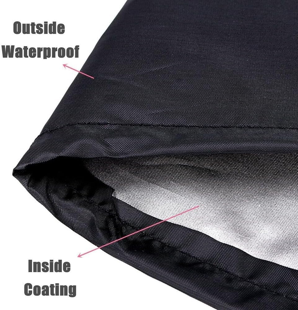 Copertura rotonda per barbecue, copertura rotonda per braciere, copertura impermeabile, copertura per braciere da esterno, copertura rotonda per braciere da giardino (86 x 36 cm)