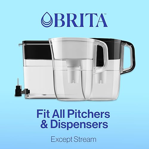 Miniatura 9 de Brita Filtro de agua Plus, sin BPA, filtro de repuesto de alta densidad para jarras y dispensadores, reduce 2 contaminantes*, dura dos meses o 40