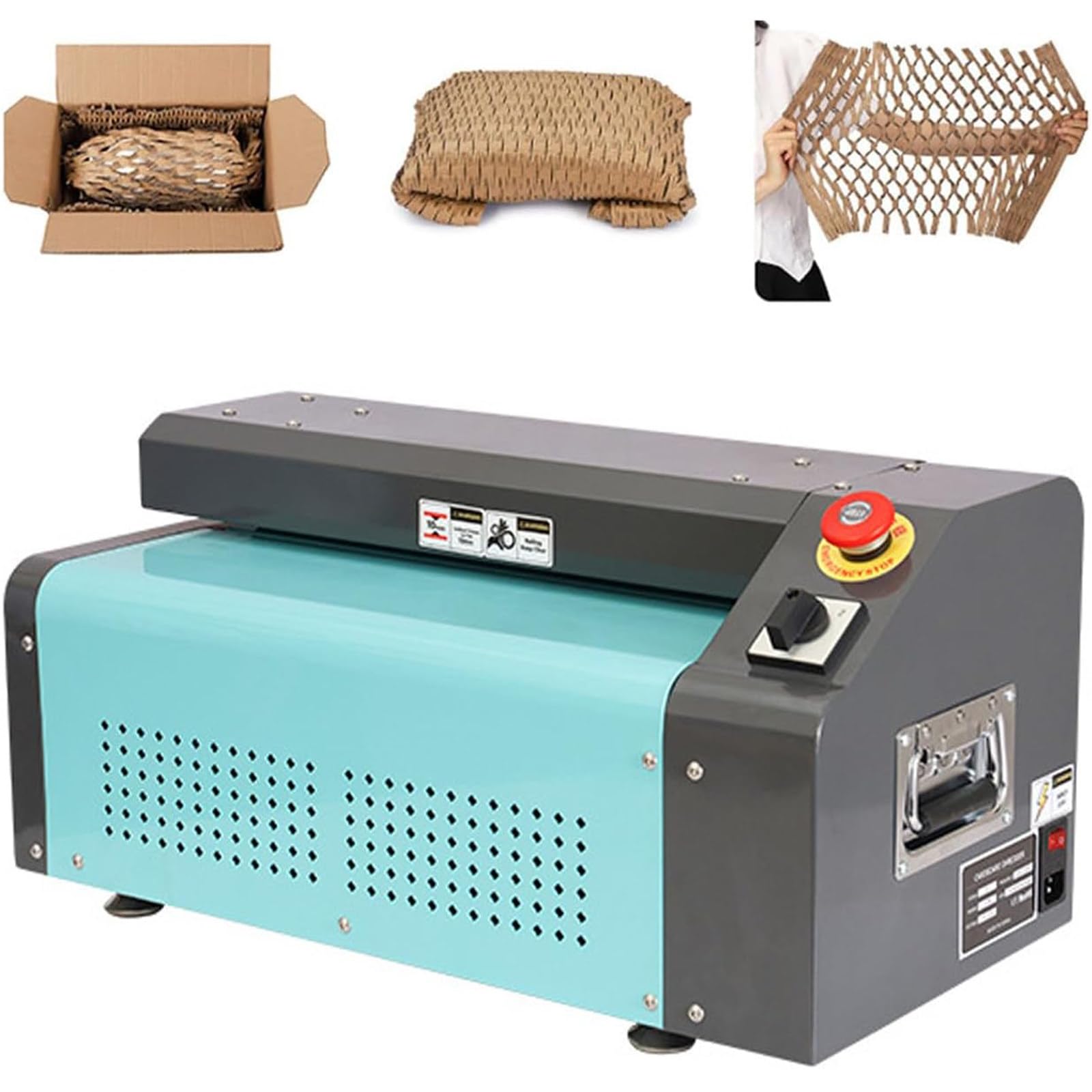 JXYQ Cardboard Paper Padding Machine, Carton Expansion Cutting Shredder, 350mm Width, 10mm Thickness, for Packaging