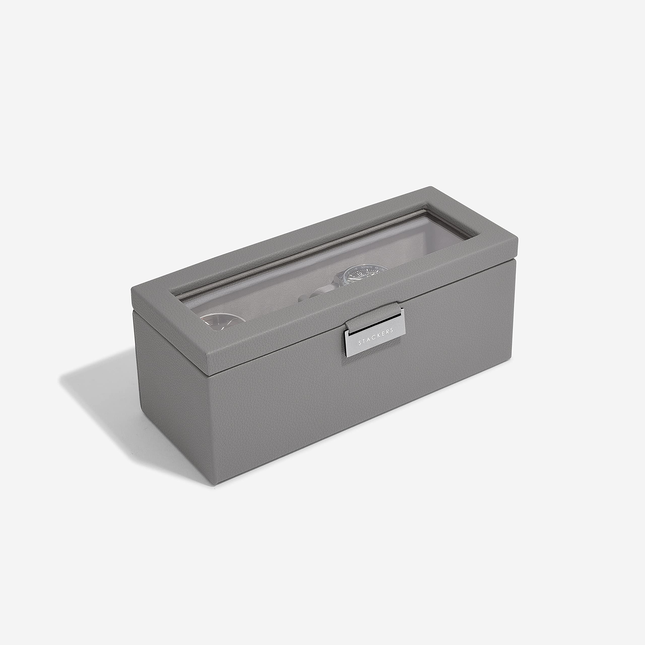 Stackers Grehge Grey 4 Piece Watch Box