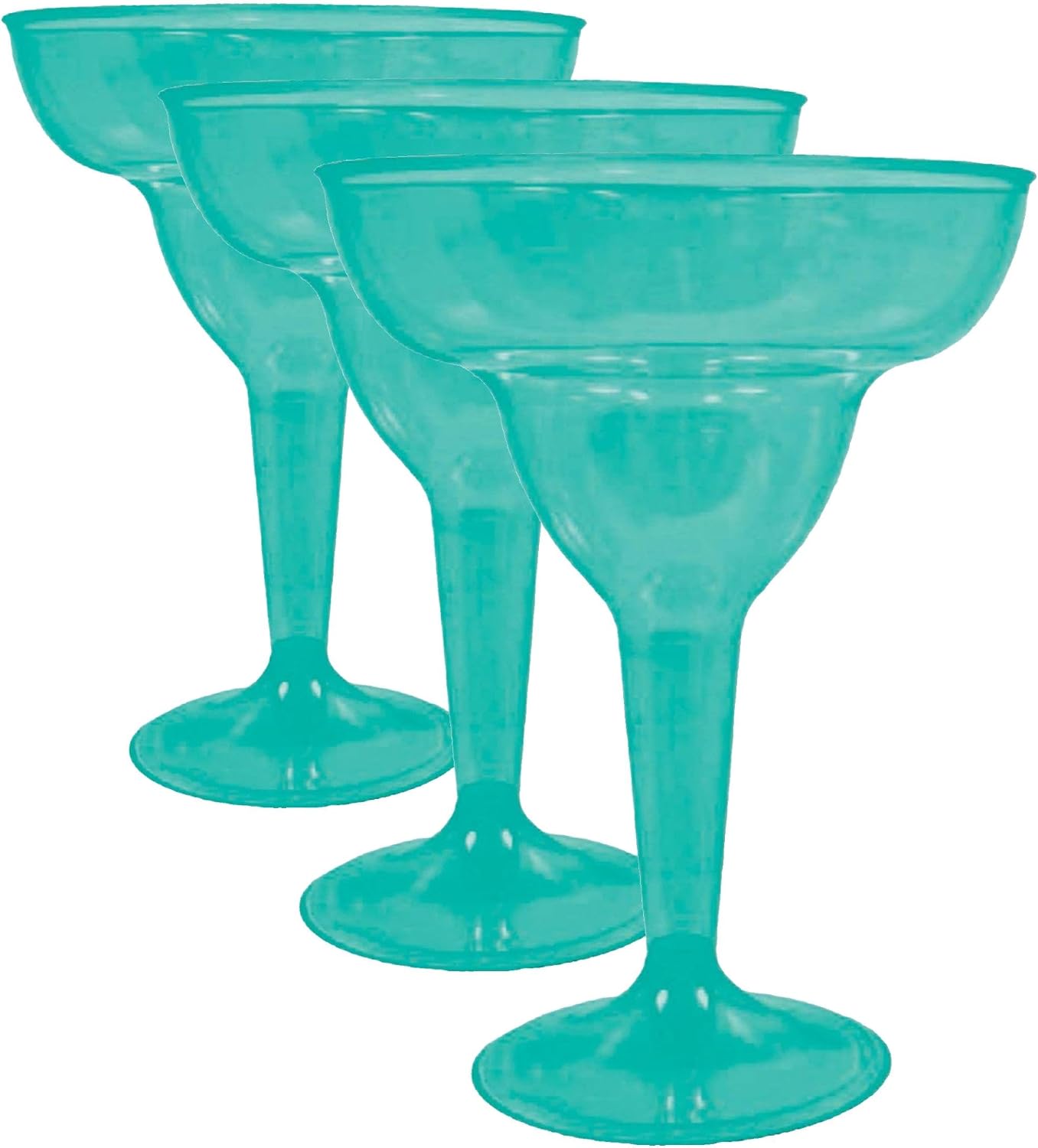Colorful & Stylish Fiesta Margarita Glasses - 11 oz. (Set of 20) - Stylish Drinkware For Parties & Events