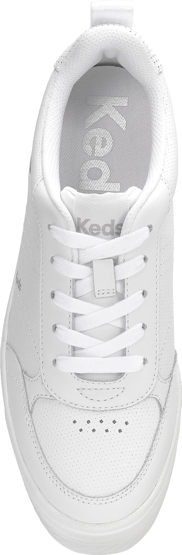 Skyler Ii Leather Mixed Texture, Keds White, 8.5 by Keds - Used condition - Image 4