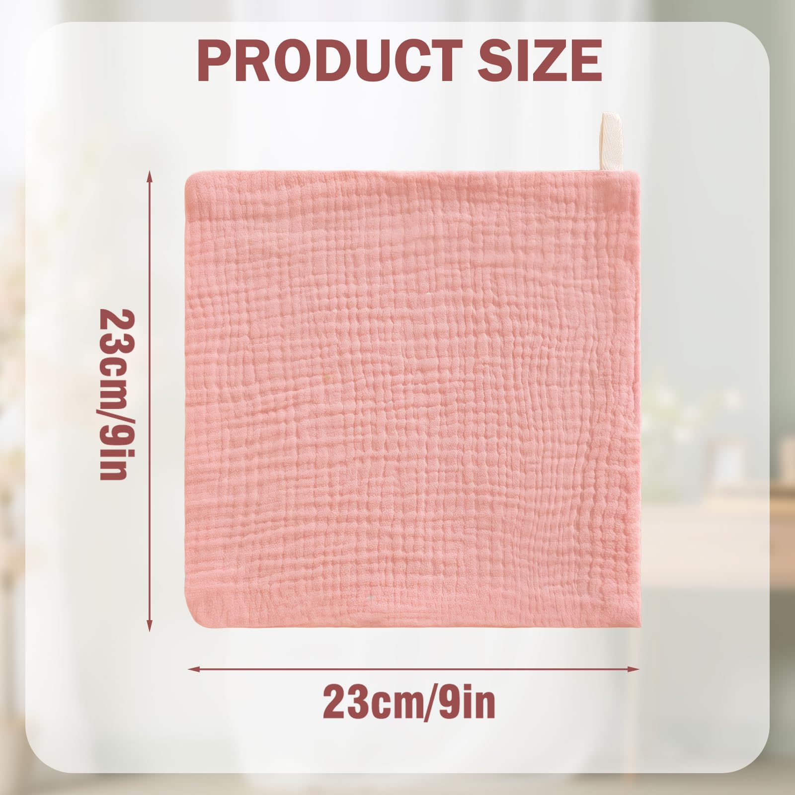 RUGBOL 4 Pcs Muslin Face Cloths - Image 2
