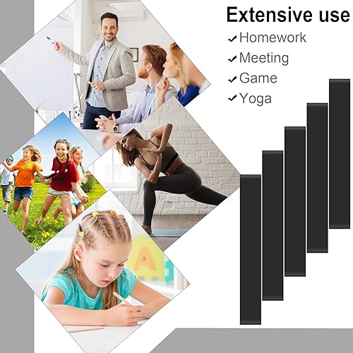 Miniatura 5 de PLULON Paquete de 15 bandas para sillas para niños con pies inquietos, bandas para sillas de aula, bandas para estudiantes, sillas, escritorios con