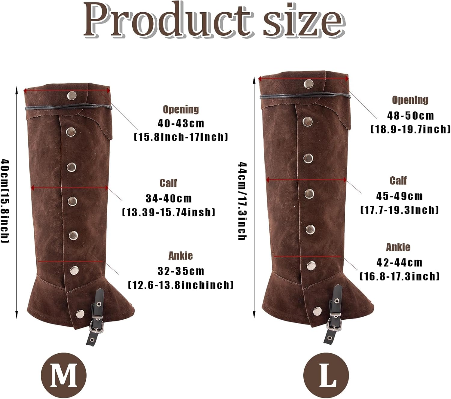 Degpum Pirate Boots Covers,Men's Medieval Costume Boot Covers,Renaissance Medieval Costume Men Pirate Accessories