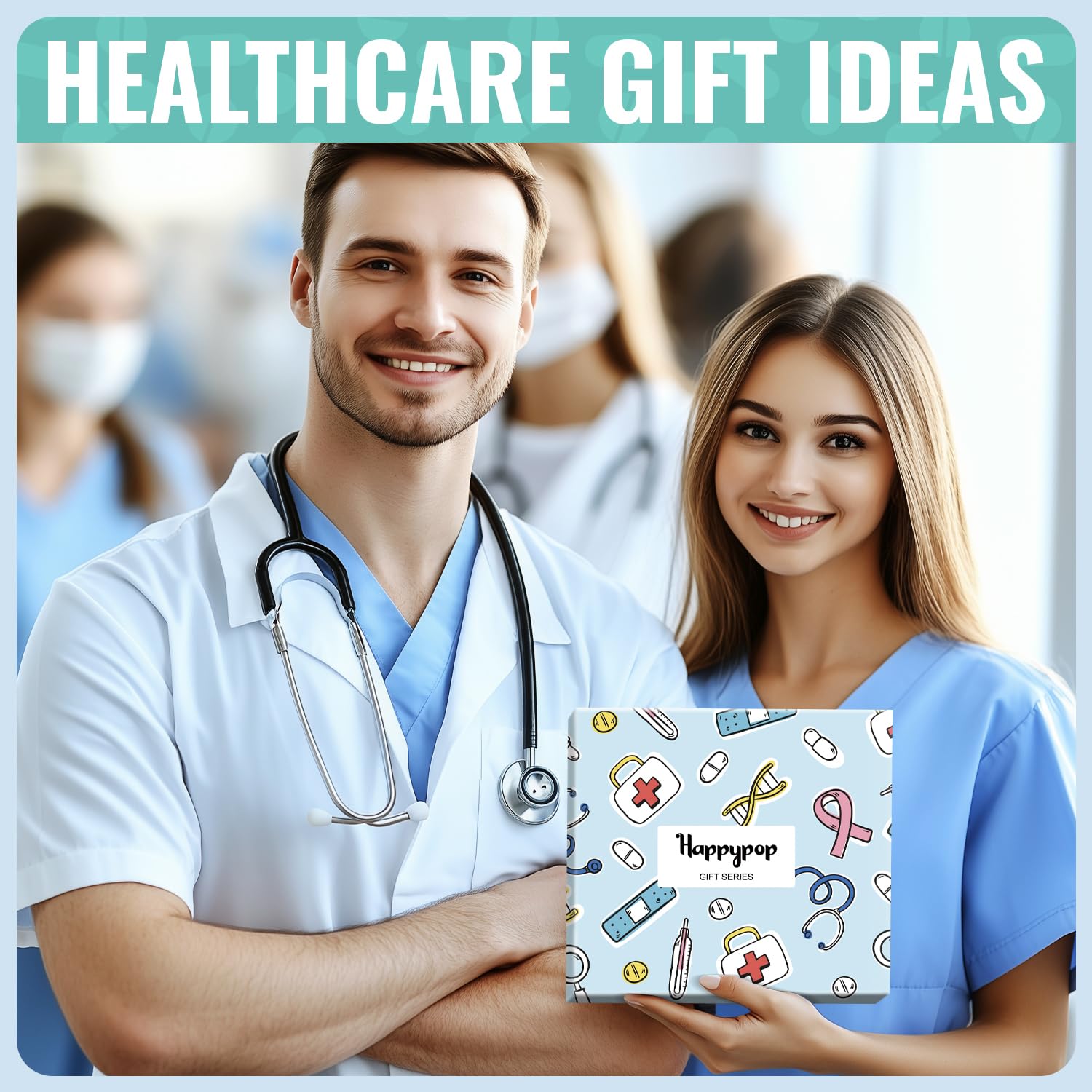 HAPPYPOP EMT Gifts for Men Women - Medical Assistants Gifts Medical Assistants Week Socks
