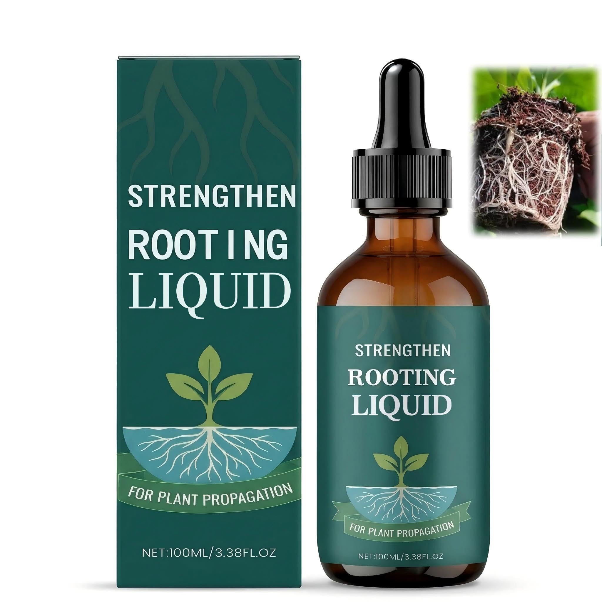 Liquid Plant Rooting Solution, Root Drops, Rooting for Cuttings, Liquid Fertilizer Formula for Cutting, Houseplant Rooting Powder Drops, Powder for Cuttings, Root Grow 100ml
