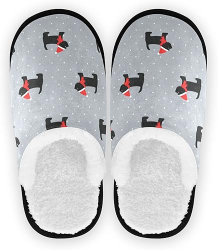 Boccsty Zapatillas de spa para mujer de invierno para hombre, pantuflas de espuma viscoelástica, para interiores y exteriores, antideslizantes, para