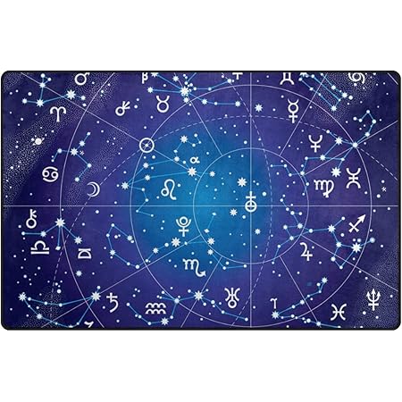 Amazon Soresore ソレソレ ラグ ラグカーペット 宇宙 宇宙柄 星座 夏 洗える 滑り止め ラグマット 長方形 おしゃれ かわいい 北欧 マット カーペット すべり止め 51 99cm 152 99cm 2サイズ ラグ カーペット オンライン通販
