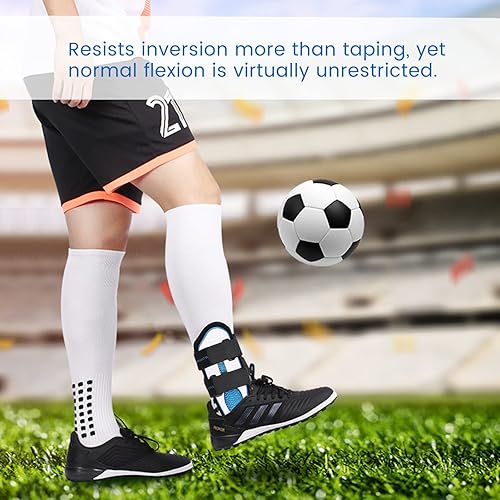 Miniatura 2 de Velpeau Soporte de tobillo para hombres y mujeres, estabilizador de tobillo, férula de estribo para esguinces, tendinitis, voleibol, baloncesto,