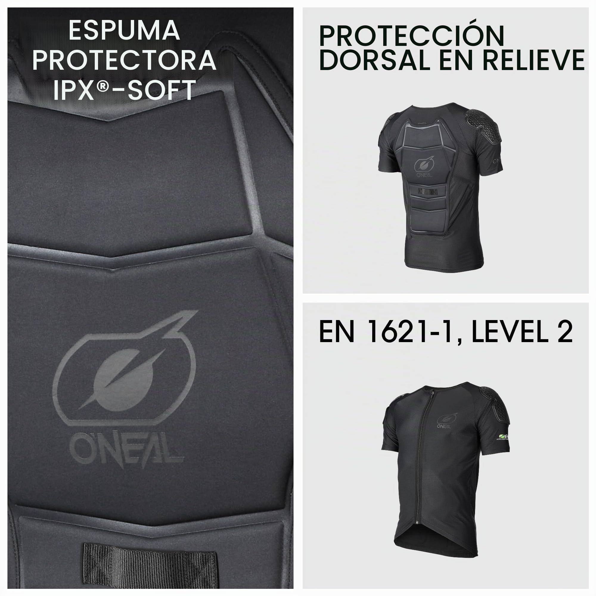 O'Neal 0280-304 Protector, Men's, Negro, L