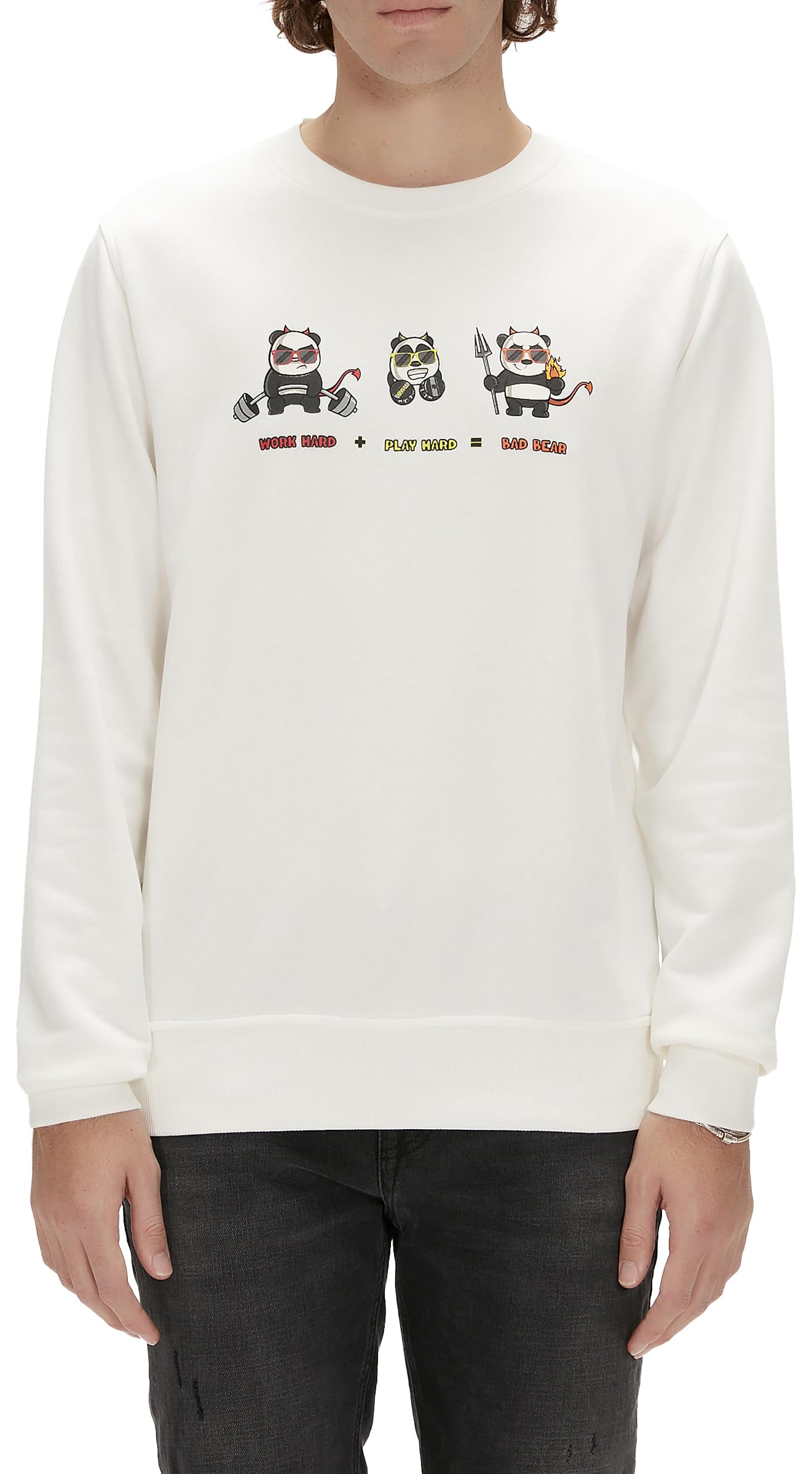 Play Hard Crewneck Kazak Erkek