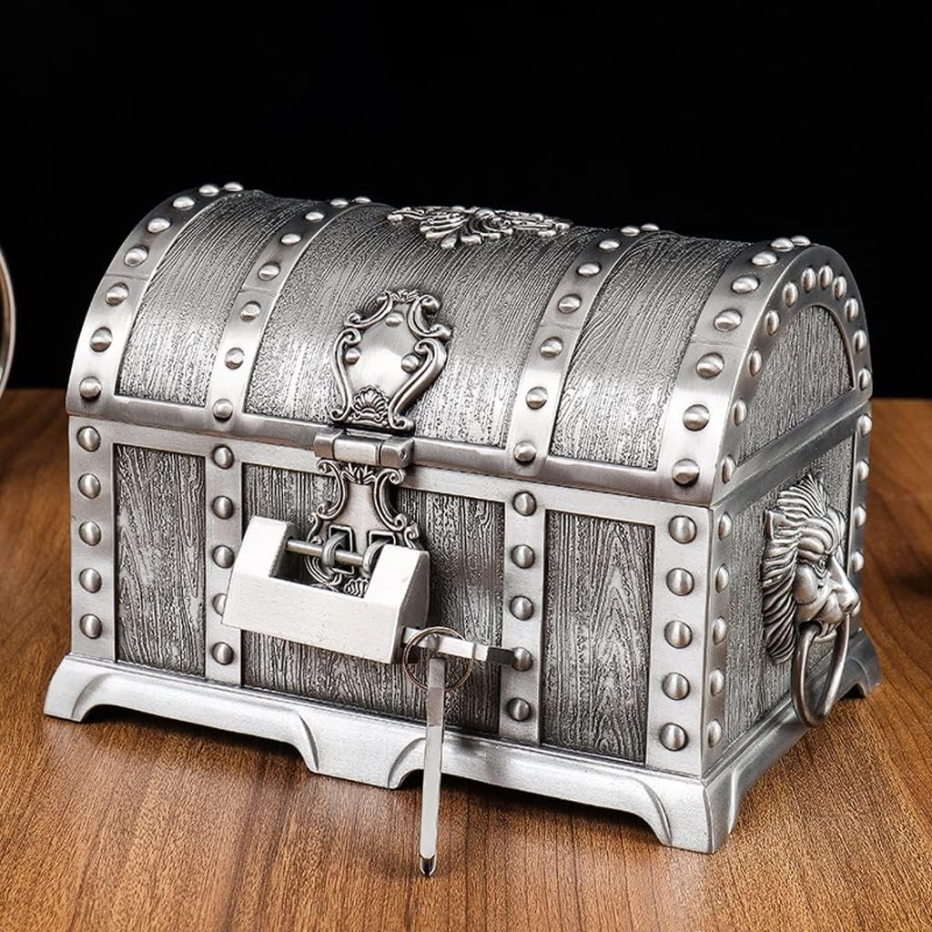 Jewelry Box Jewelry Box Jewelry Organizer Box Display Storage Case Holder With Lock Girls Jewelry Box For Earrings Rings Women Gift Jewellery Organizer (C)