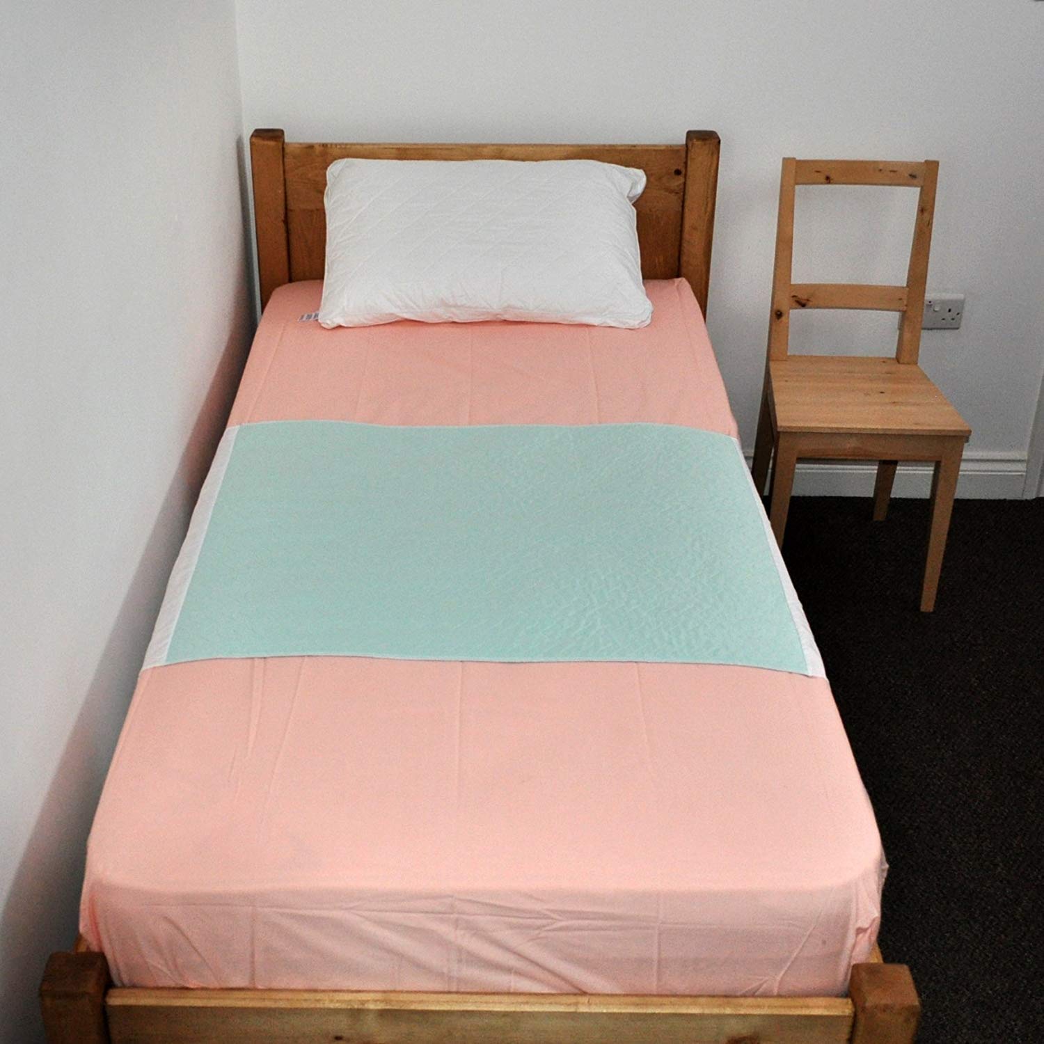 Comfortnights®Washable Absorbent Bed Pad 75cm x 90cm With WIngs