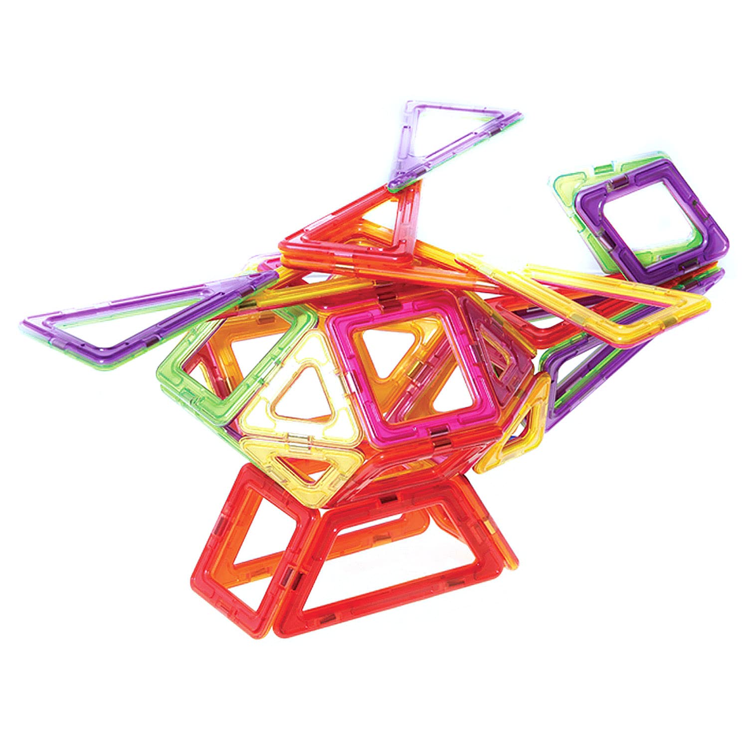 MAGNIKON Magnetbausteine, 118 Teile, Magnetische Bausteine, Bauklötze | Magnetsteine, Bausteine ab 3 Jahre, Fahrzeuge, Magnet Auto Spielzeug, Magnete für Kinder, Baukasten, Konstruktionsspielzeug