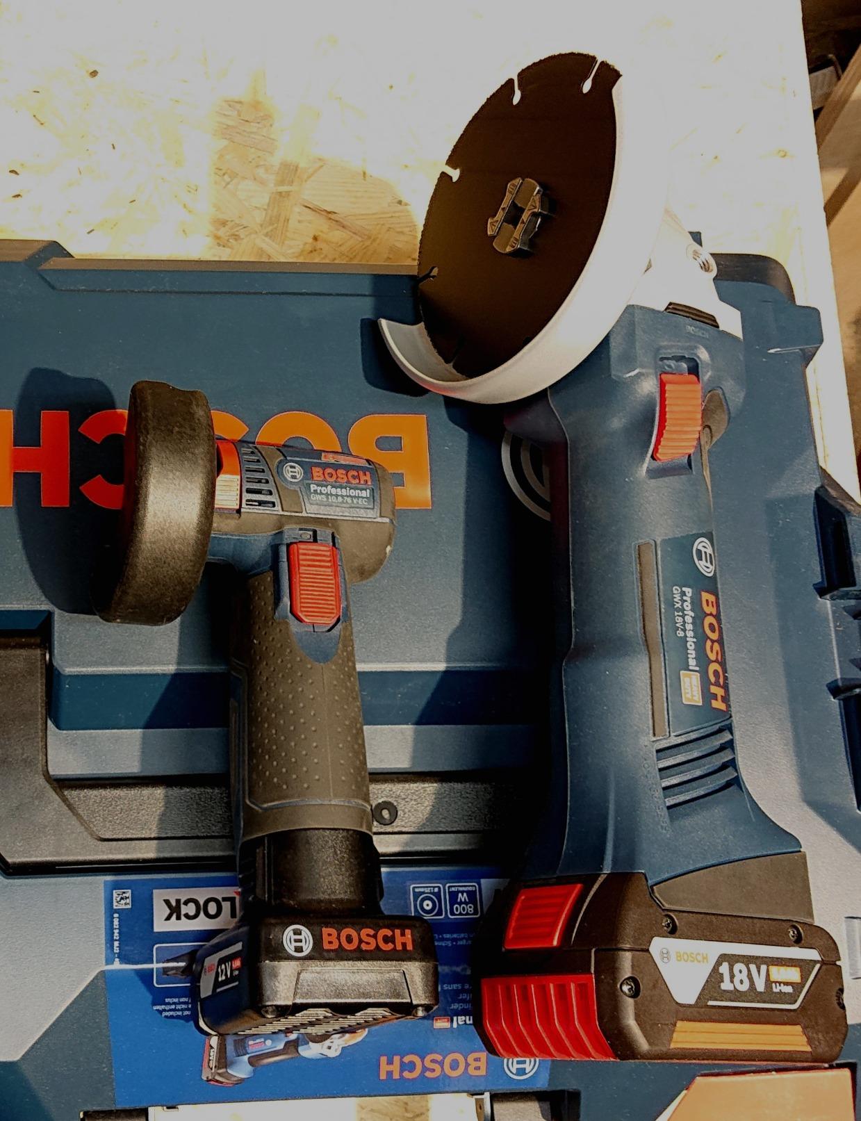 Genial: X-Lock System - werkzeugloser Scheibenwechsel in Sekunden an einer sehr starken Maschine