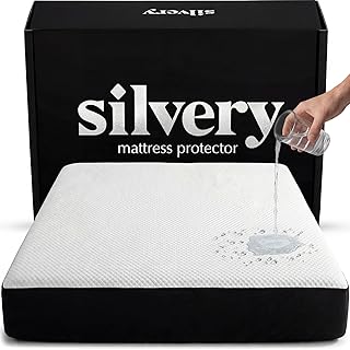 Silvery Silver Infused Cooling Mattress Protector