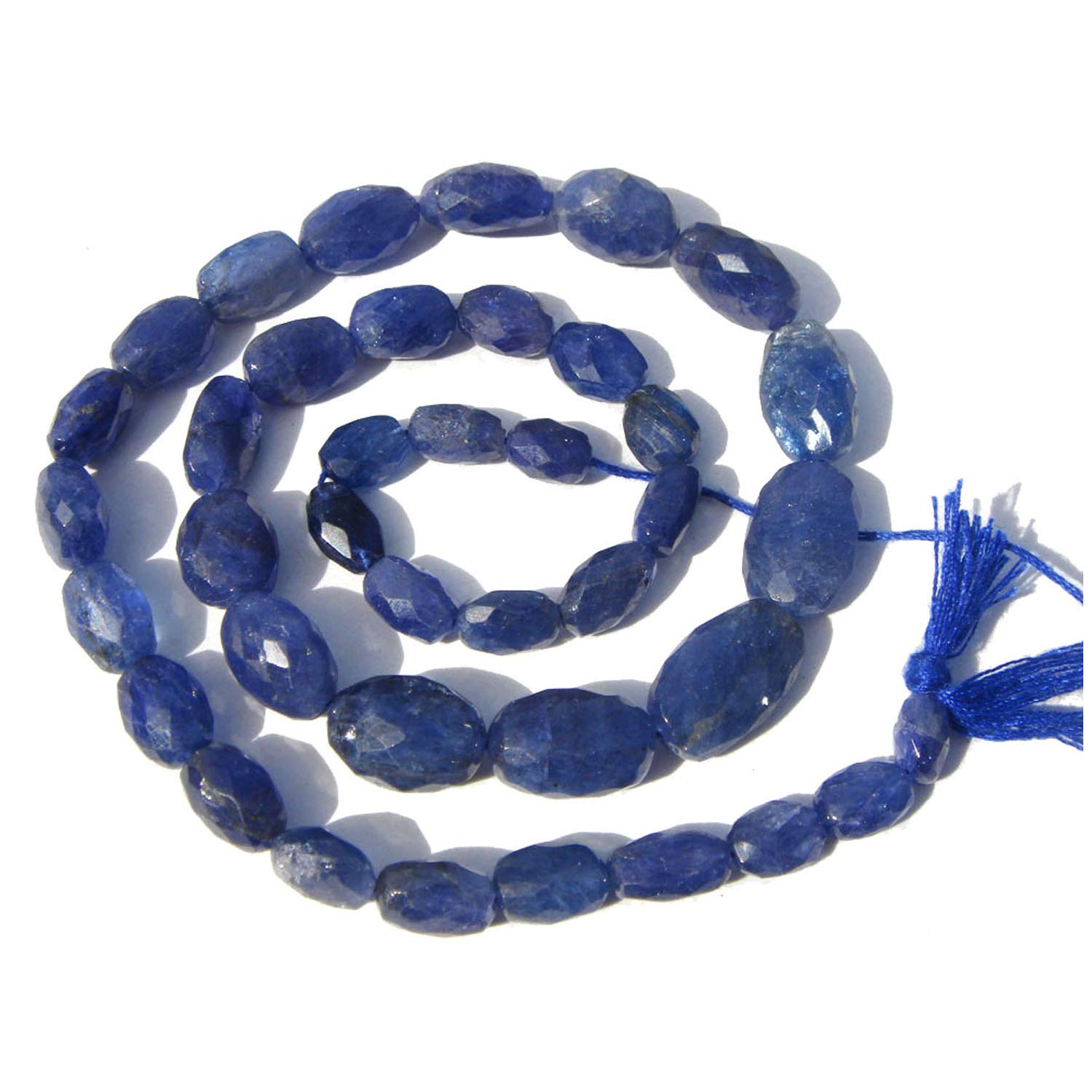 Perles de Tanzanite ovale pour fabriquer vos colliers bohèmes chics
