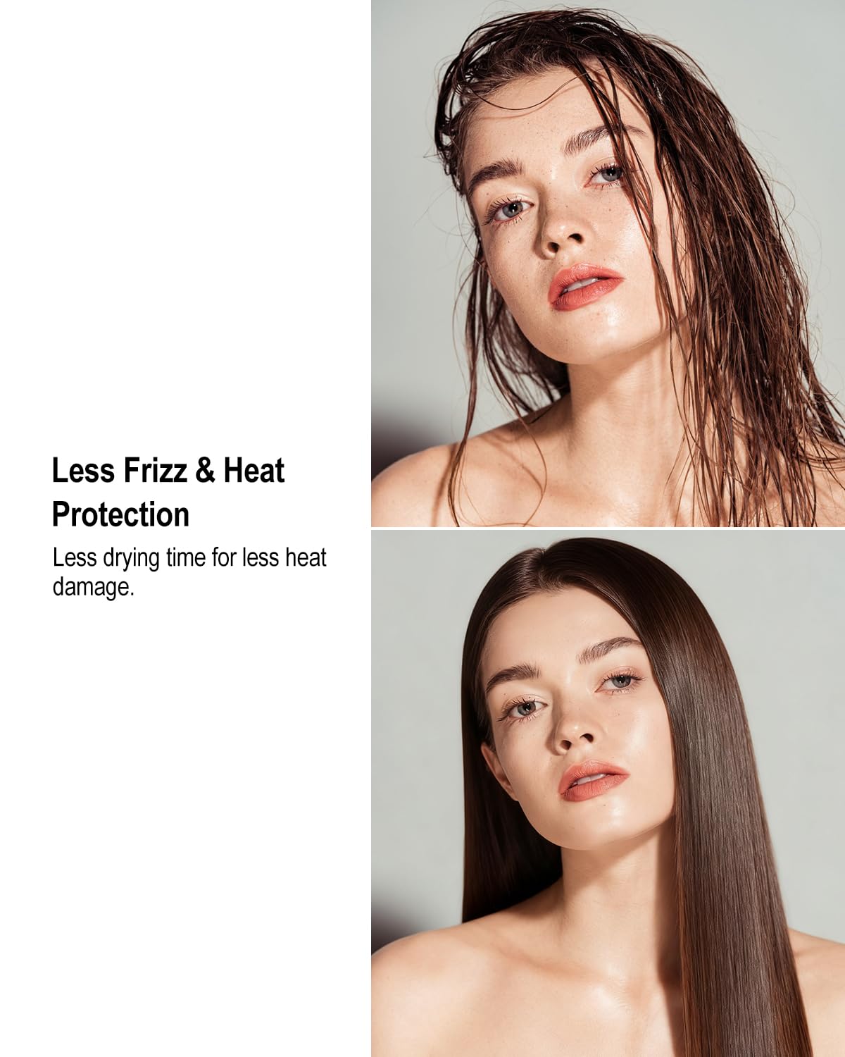 Pre-styling dryer attachment for Dyson Airwrap Multi-Styler, Fast Drying Smooths Flyaways, match HS01 HS05 i.d. Copper
